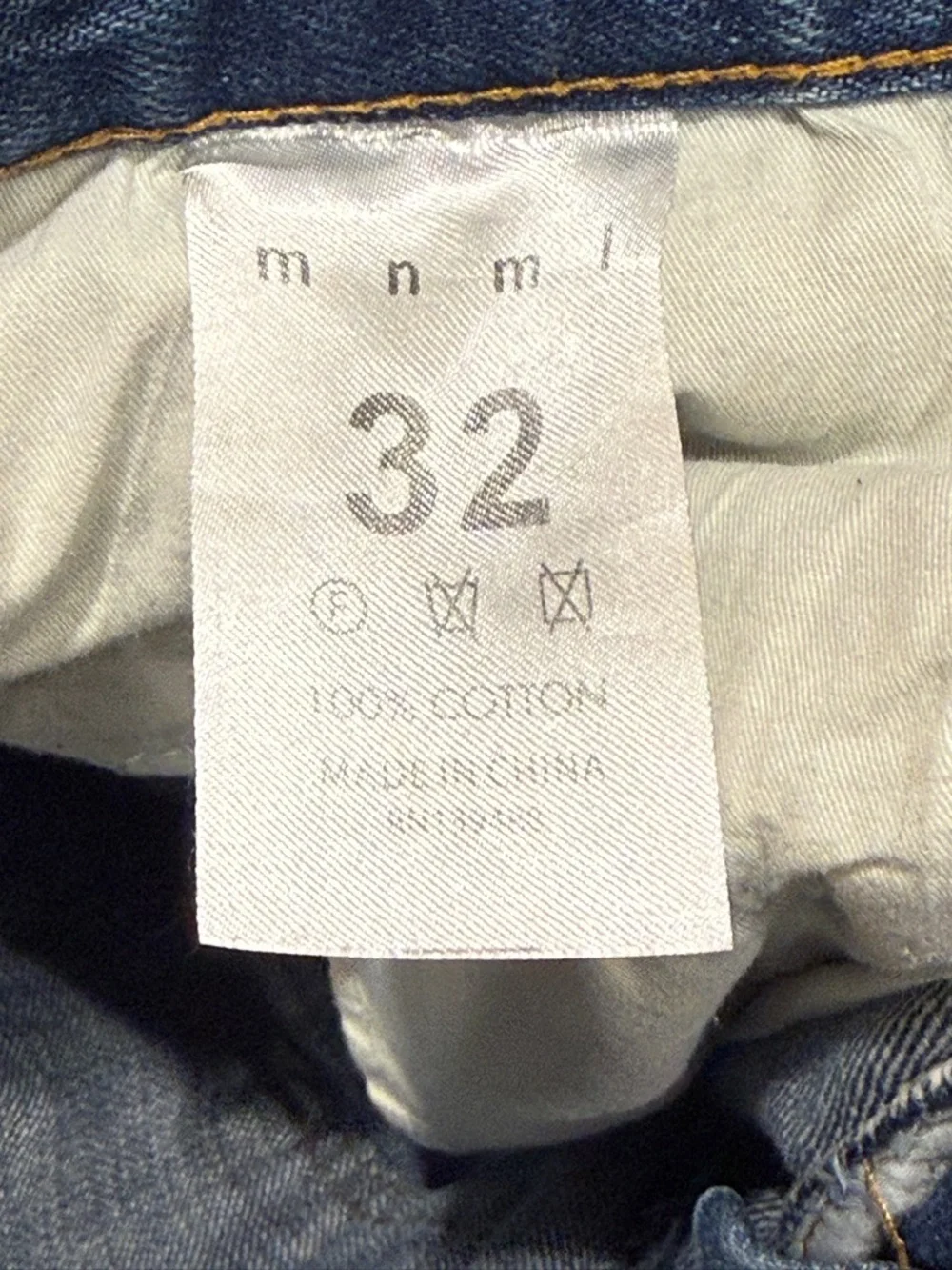 MNML M1 Denim Jean Men’s Sz 32